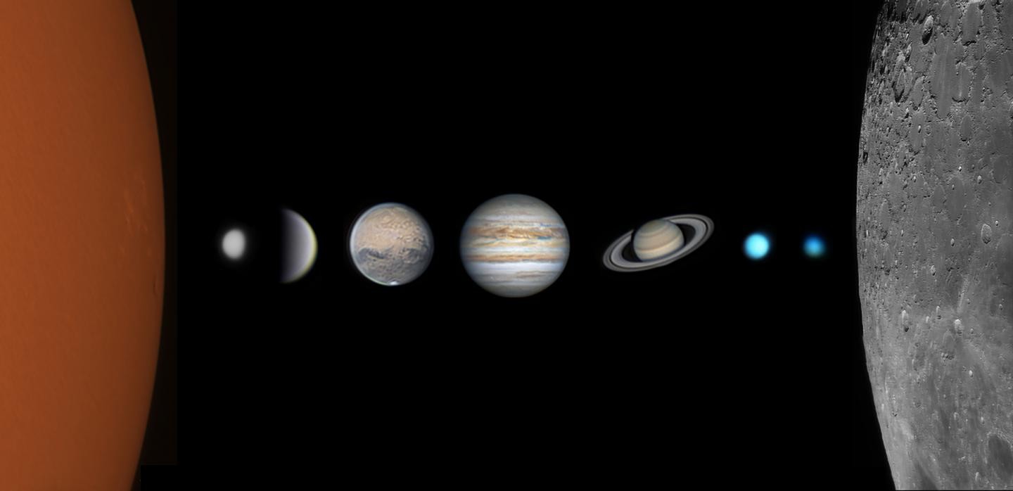 Family Photo of the Solar System © 至璞 王  (Foto: Family Photo of the Solar System © 至璞 王 )
