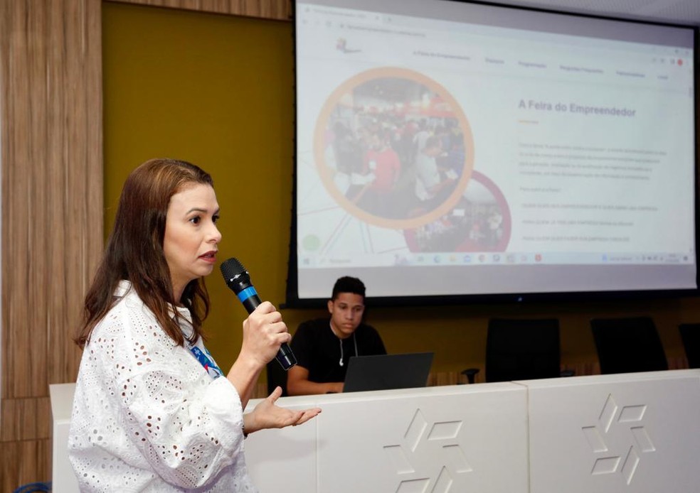 Daniela Tinoco, coordenadora da Feira do Empreendedor no RN — Foto: Sebrae