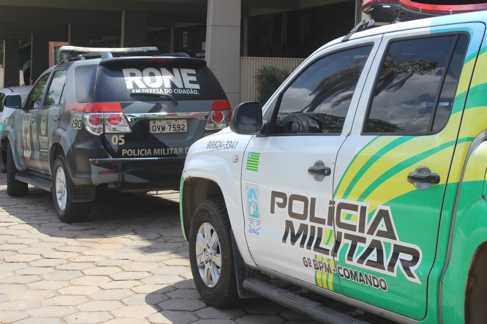 Viatura da Polícia Militar do Piauí — Foto: Andrê Nascimento/ G1 PI