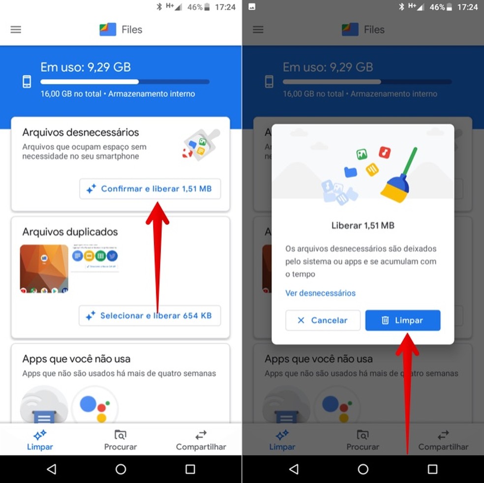 App Do Google Que Ajuda A Limpar O Celular Ganha Novas Funcoes Saiba Usar Gerenciadores Techtudo