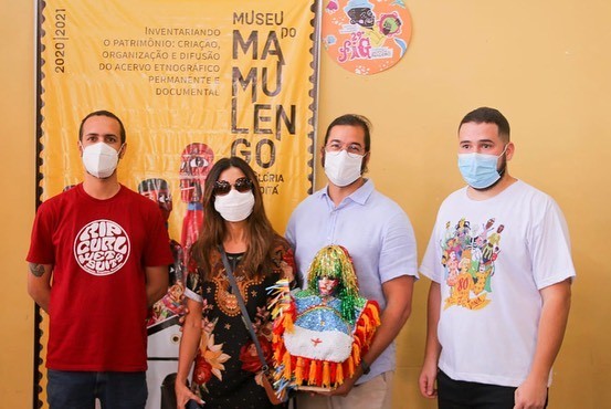 Fátima Bernardes e Túlio Gadêlha visitam o Museu do Mamulengo em Olinda (Foto: Reprodução/Instagram)