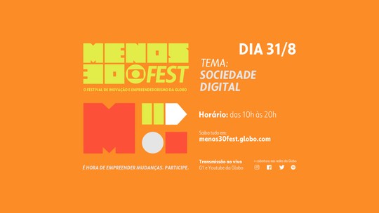 Menos30 Fest abre com debates sobre a sociedade digital