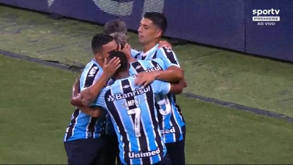 Grêmio x São Luiz — Foto: Reprodução