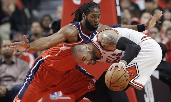 Nenê, Wizards x Bulls - AP (Foto: AP)
