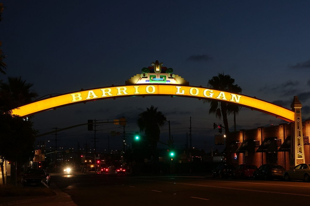 Barrio Logan é um núcleo de cultura mexicana em San Diego, Los Angeles. — Foto: Reprodução