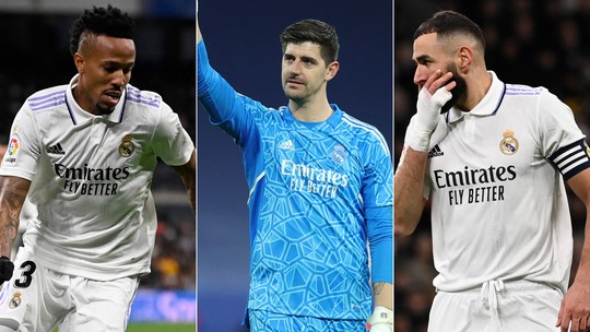 Coutois, Hazard, Benzema, Militão... Confira a situação das baixas do Real Madrid às vésperas do Mundial de Clubes