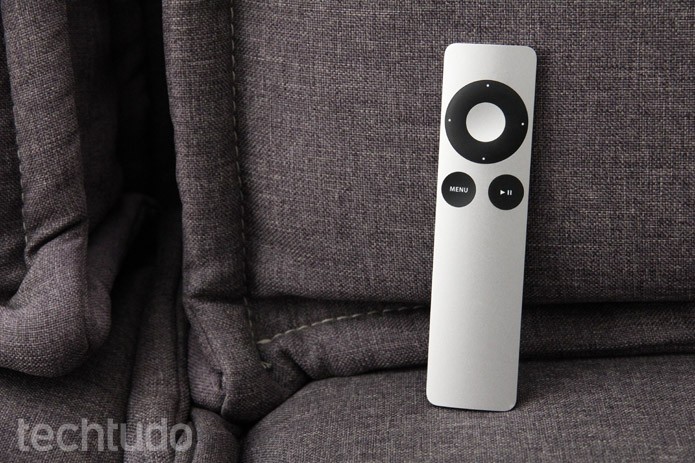 Controle da geração atual da Apple TV (Foto: Luciana Maline/TechTudo)
