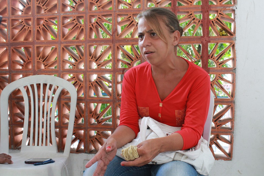 "Foi forte!", diz a venezuelana Mairin Gomez sobre sair de casa e imigrar para o Brasil (Foto: Luiz Fernandes/Rede Amazônica )