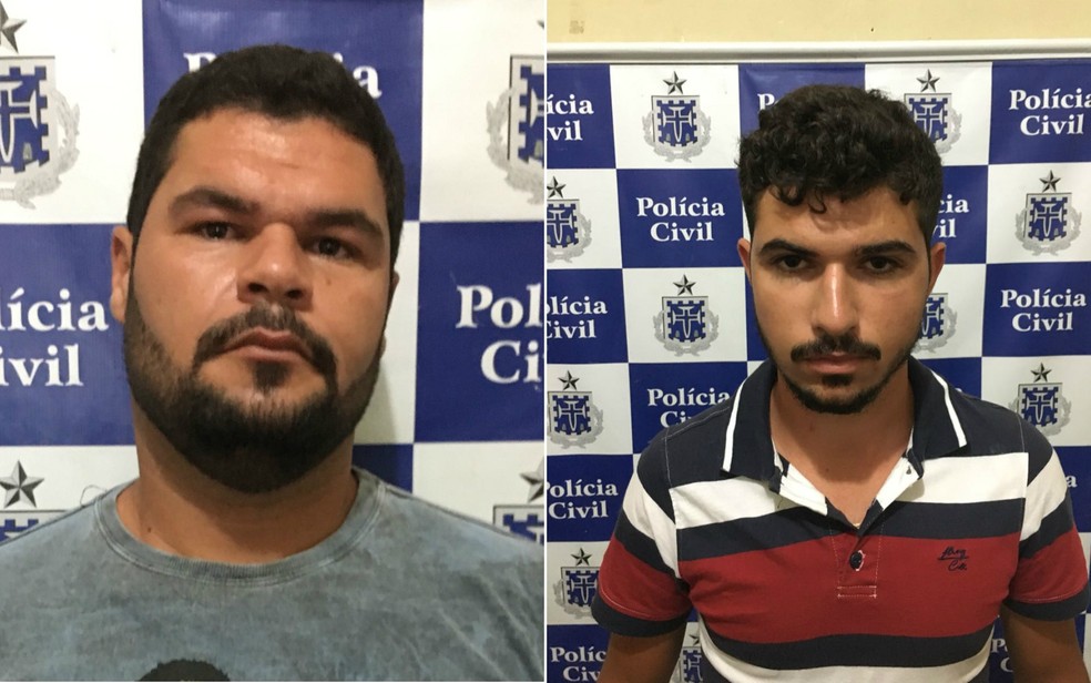 Diego, à esquerda, e Maurício à direita, foram presos na operação (Foto: Divulgação/Polícia Civil)