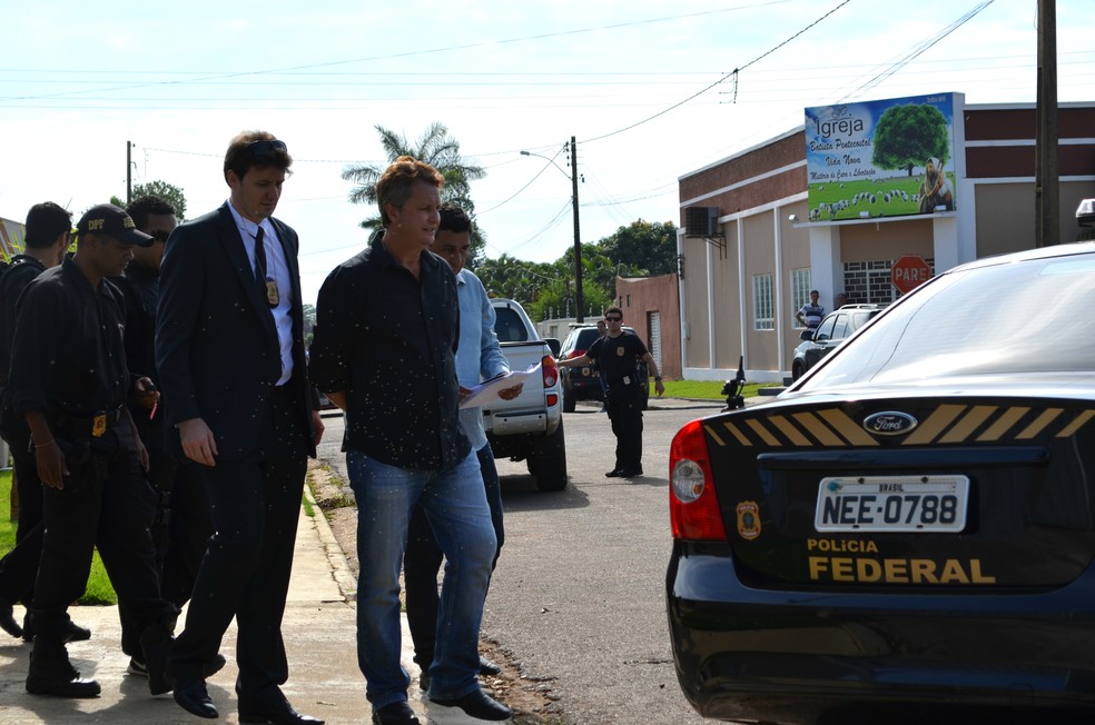 Ex-prefeito de Vilhena, José Rover, foi preso pela Polícia Federal (Foto: Aline Lopes/G1)