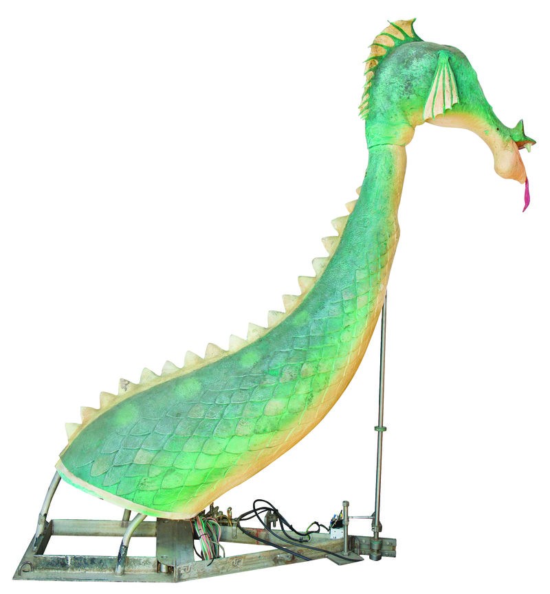 Serpente marinha do brinquedo ‘Submarine Voyage' (Foto: Cortesia de Van Eaton Galleries)