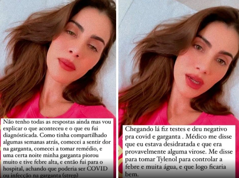 Camila Coelho relata internação (Foto: Reprodução/Instagram)