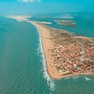Foto: (Península de Galinhos no RN / Prefeitura de Galinhos/Reprodução)