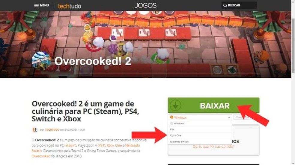 Overcooked 2 Requisitos E Como Baixar No Pc Steam Ps4 Switch E Xbox Jogos Casuais Techtudo