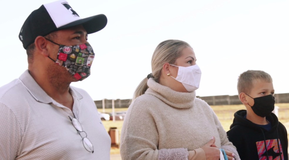 Marlove viajou com a família até Ponta Grossa — Foto: Divulgação/UEPG