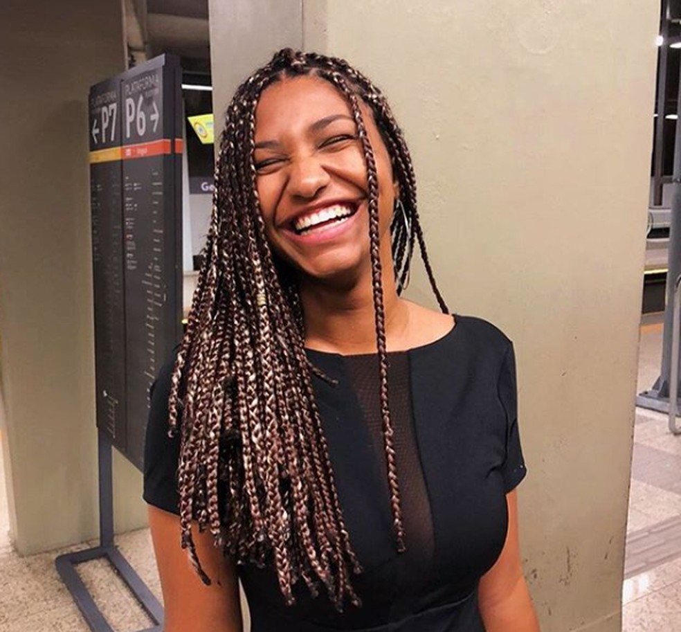 Jovem Maria Luísa Pereira, de 19 anos, foi a primeira estudante a ser ajudada pelo projeto Pretos no Enem — Foto: Arquivo Pessoal