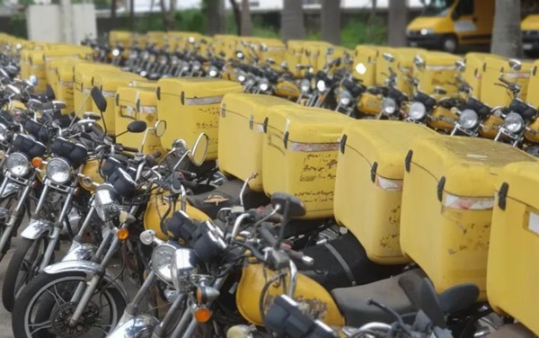 Motos dos Correios vo para leilo em Gois  Foto: Reproduo/Comunicao Correios