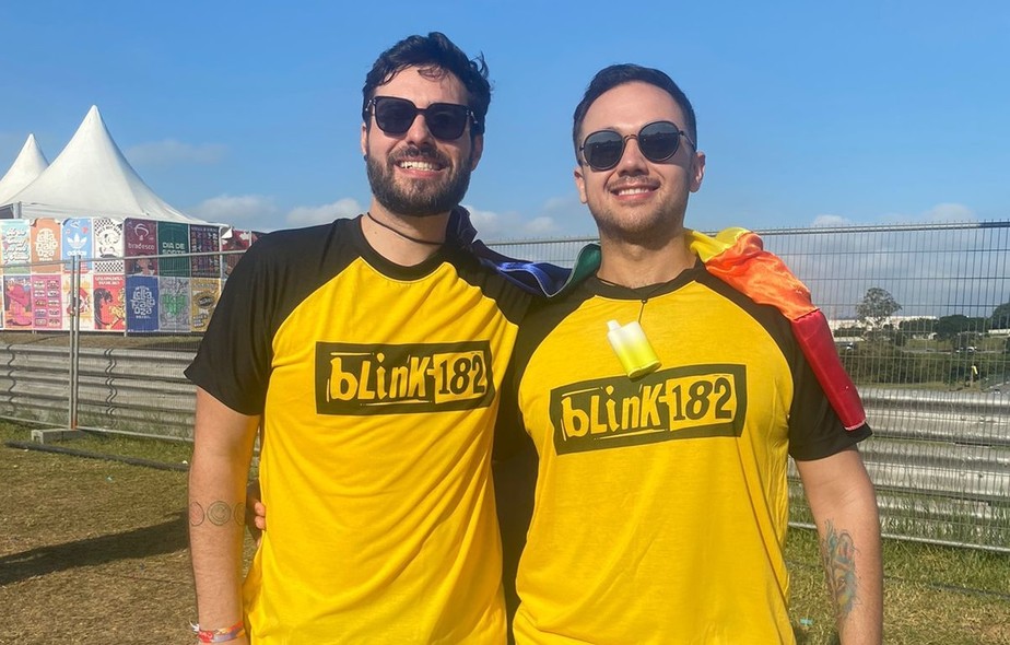 Rafael Oliveira e Alexandre Magno matém a esperança de ver o Blink-182 no Lolla 2024