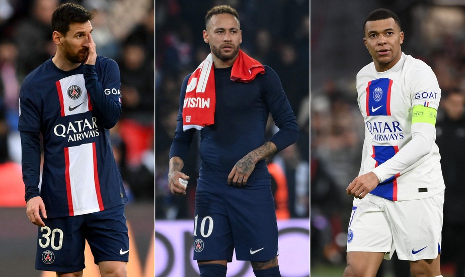 Messi, Neymar e Mbappé: futuro do trio no PSG está indefinido