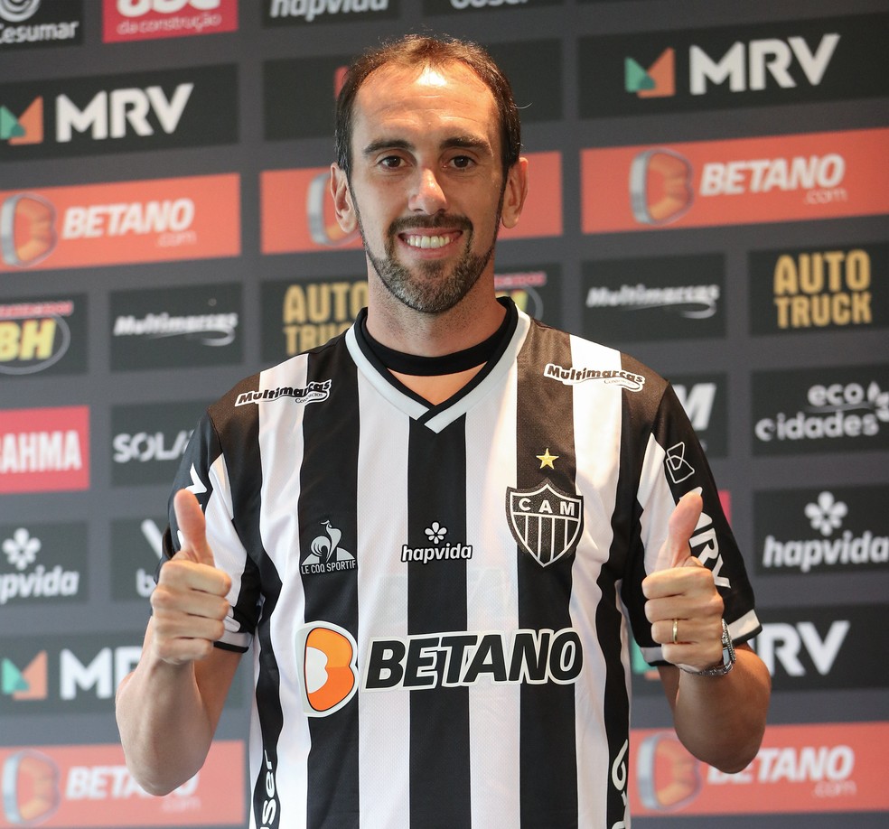 Diego Godn, reforo do Atltico-MG para a defesa  Foto: Pedro Souza/Atltico