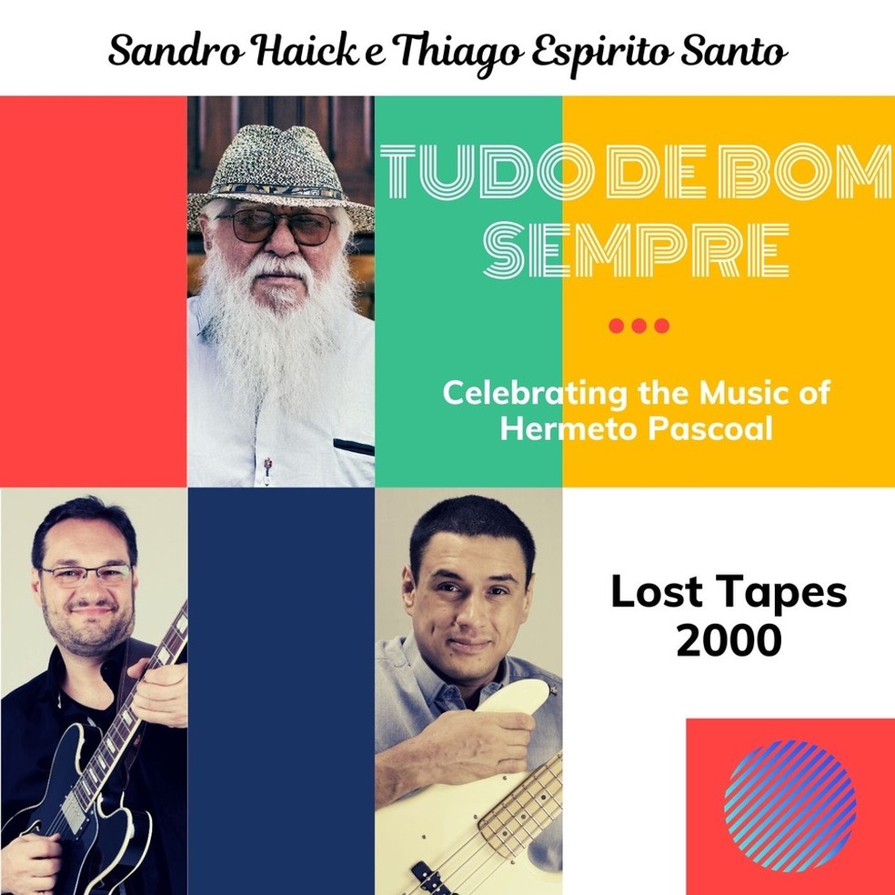 Capa do álbum 'Tudo de bom sempre', de Thiago Espírito Santo e Sandro Haick — Foto: Divulgação