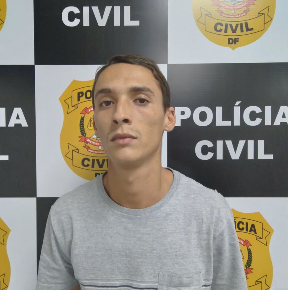 Thales Costa do Amaral foi preso suspeito de matar um colega de trabalho após uma discussão por um esbarrão, no DF — Foto: PCDF/Divulgação