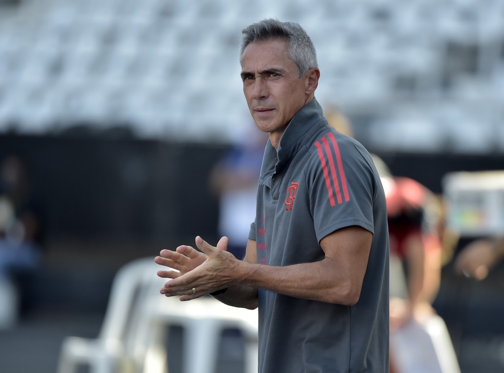 Paulo Sousa, técnico do Flamengo — Foto: André Durão