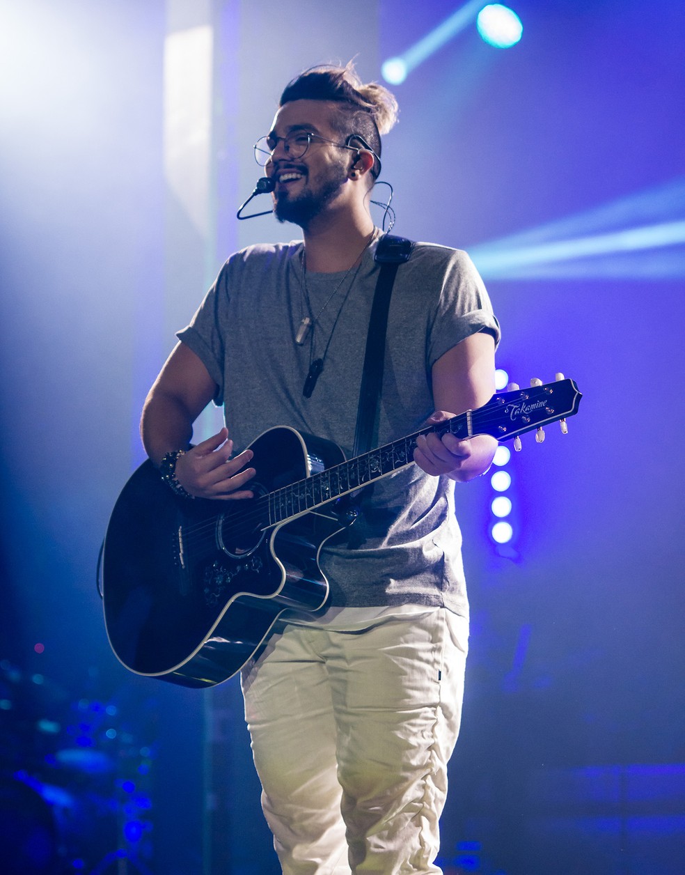 Luan Santana na estreia carioca do show 'X' (Foto: Divulgação / Glaucon Fernandes)