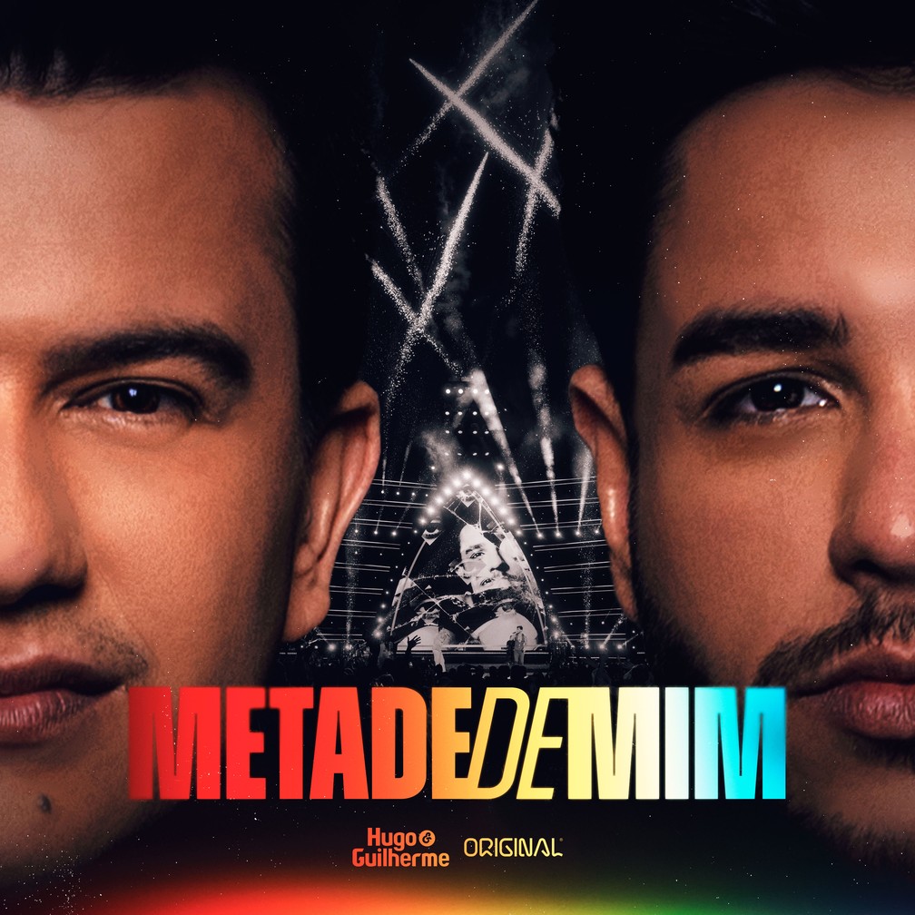 Capa do single 'Metade de mim', de Hugo & Guilherme — Foto: Divulgação