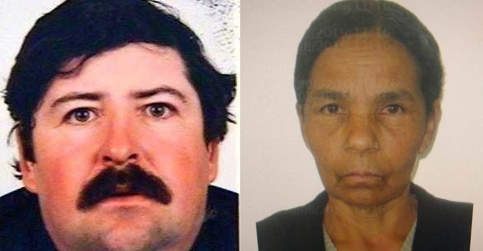 Ivo vacariano morreu no local dos disparos, e Salvina no hospital — Foto: Polícia Civil/Divulgação