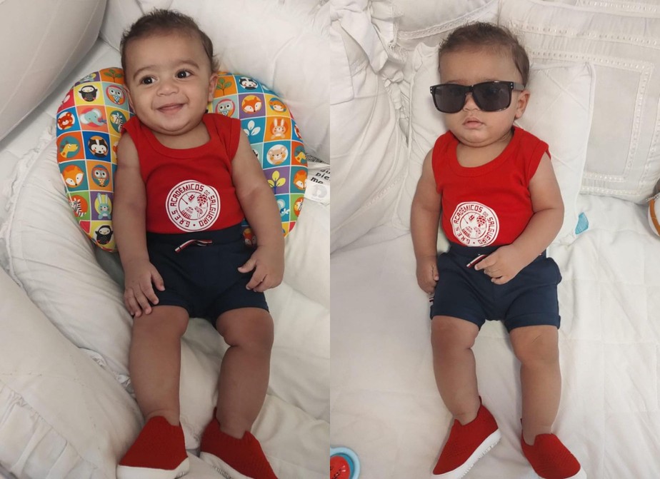 Viviane Araujo compartilha fotos do filho