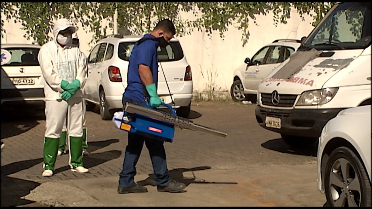 Equipamento Para Desinfeccao De Unidades De Saude Comeca A Ser Usado Em Divinopolis Centro Oeste G1