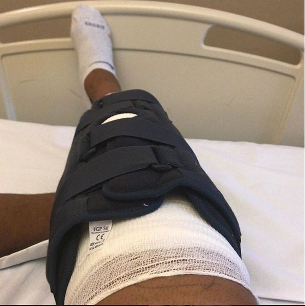 Aguirre operou há dois meses o joelho direito e está no fim da recuperação (Foto: Divulgação)