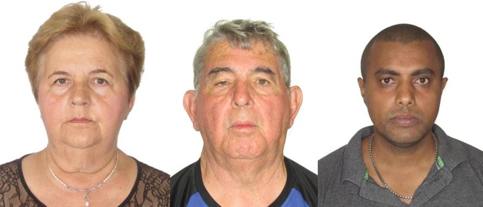 Zelma de Oliveira, João Batista de Oliveira e Reginaldo Lima foram vítimas de um comerciante que cometeu triplo homicídio por vingança em São Carlos — Foto: Reprodução
