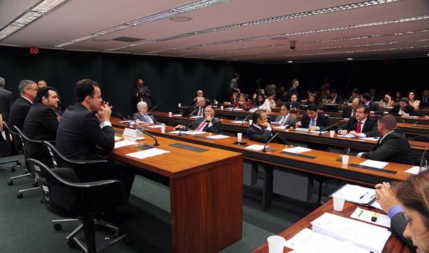 Sessão da Comissão de Direitos Humanos que aprovou projeto da "cura gay", na Câmara dos Deputados (Foto: Alexandra Martins/Ag. Câmara)
