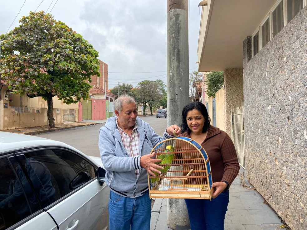 Após decisão da Justiça, Lourinha voltou ao convívio de família moradora de Presidente Prudente — Foto: João Vitor Barros Martins de Souza