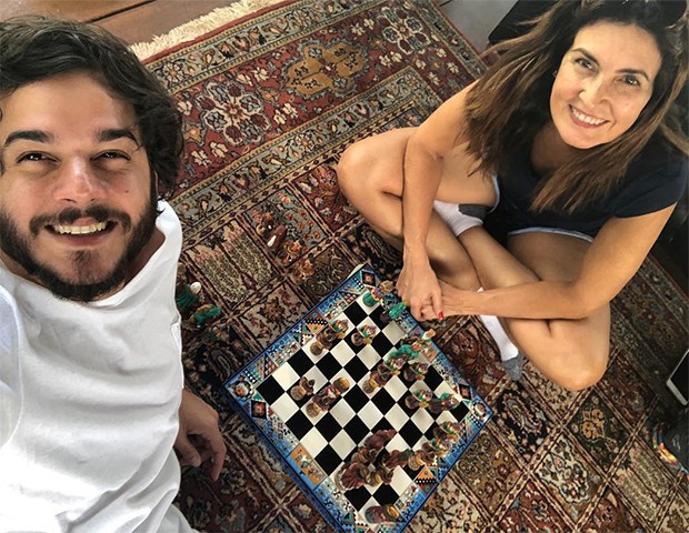 Fátima Bernardes e Túlio Gadêlha (Foto: Instagram)
