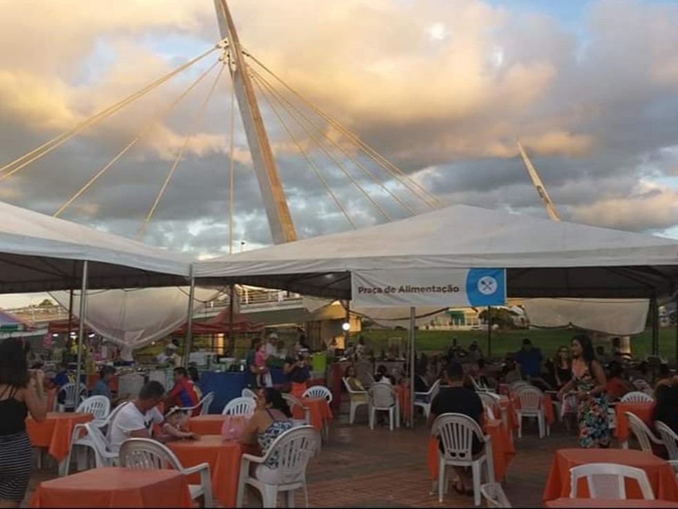 Autônomos que trabalham na Feira Solidária estão com atividades paradas  — Foto: Manoel Gondim/Arquivo pessoal 