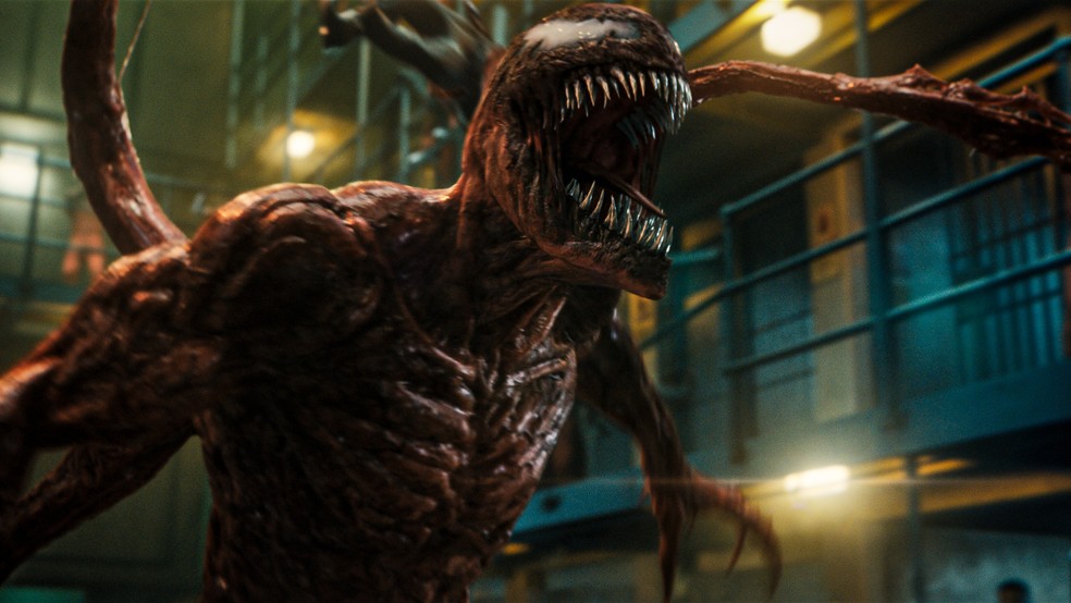 'Venom - Tempo de Carnificina' apresenta o simbionte Carnificina — Foto: Divulgação / Sony Pictures