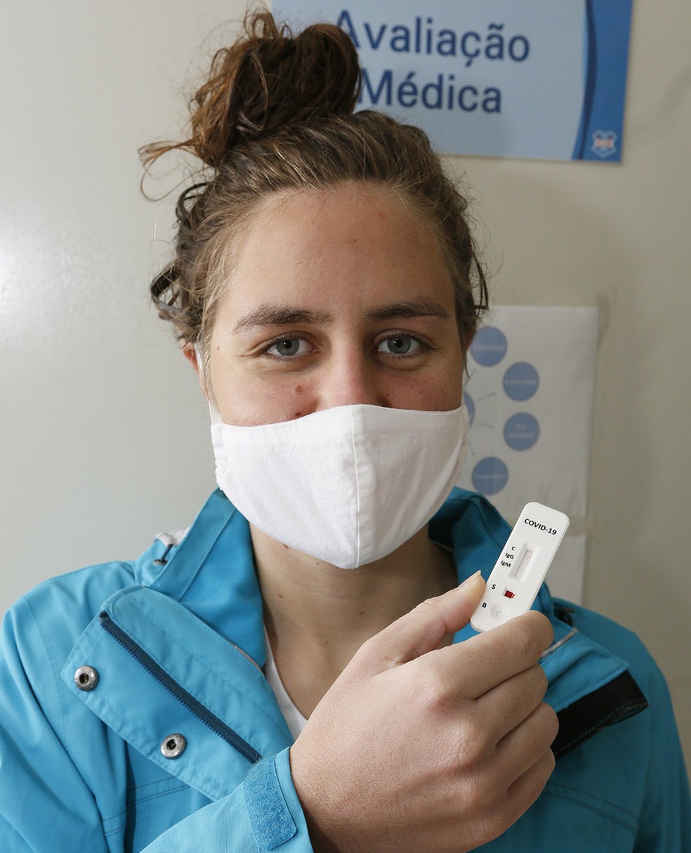 Em meio aos treinamentos, Viviane Jungblut testa negativo para coronavírus — Foto: João Mattos Fotografia