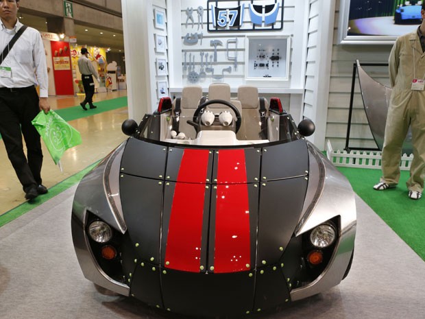 Toyota Camatte57s é um carro elétrico feito para crianças (Foto: Yuya Shino/Reuters)
