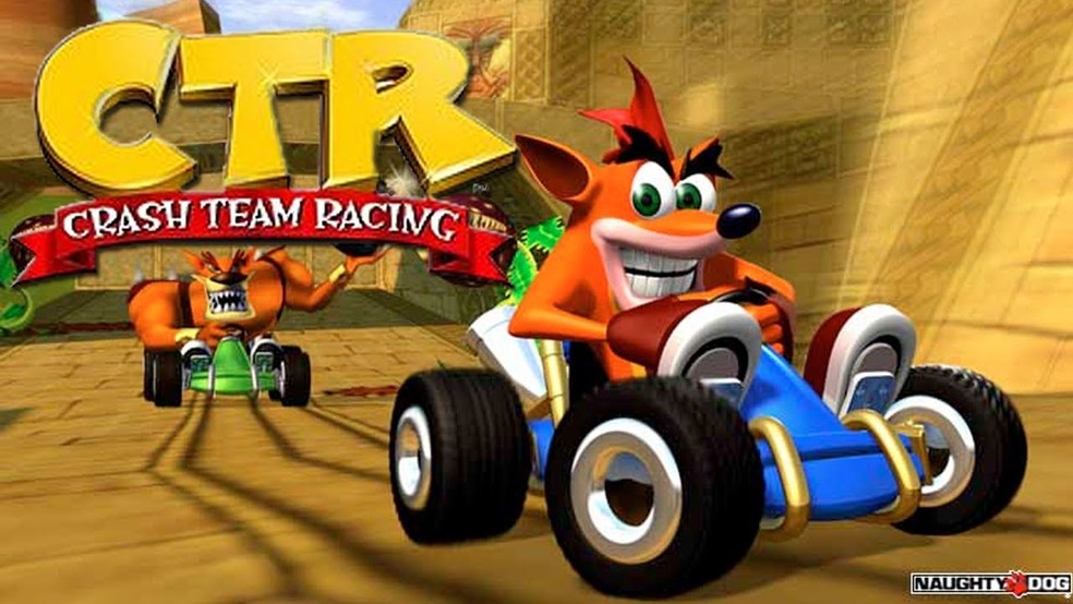 Crash Team Racing foi sucesso no PS1 — Foto: Divulgação/Sony