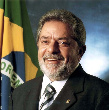 Foto oficial de Lula como presidente, em 2003 — Foto: Ricardo Stuckert