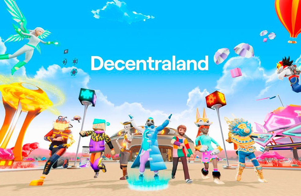 Em Decentraland, você pode construir e participar de jogos play-to-earn — Foto: Divulgação/Decentraland