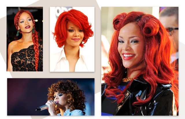 Celebridades usando peruca: Rihanna (Foto: Getty Images)