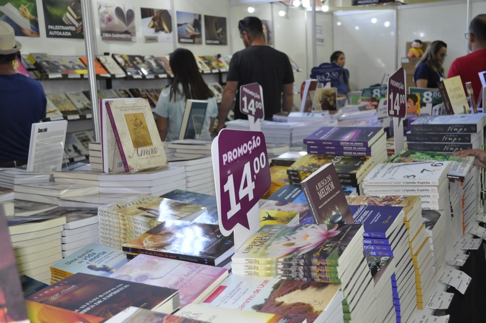 Flipoços e feira do livro devem receber 70 mil visitantes em Poços de Caldas — Foto: Tatiana Esposito