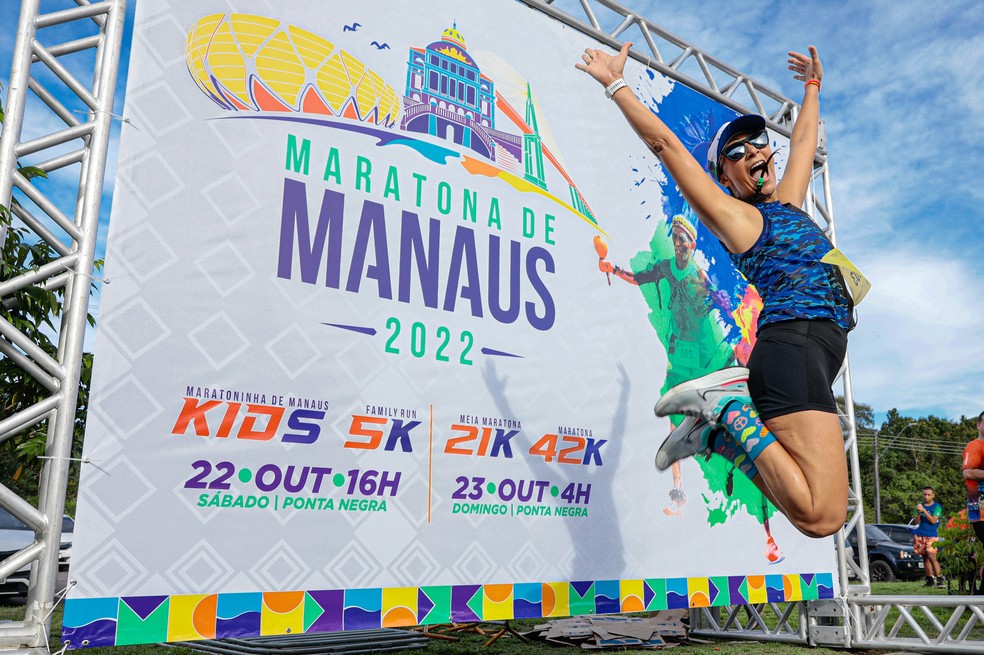  Maratona de Manaus ocorre em outubro — Foto: Marcely Gomes/Semcom