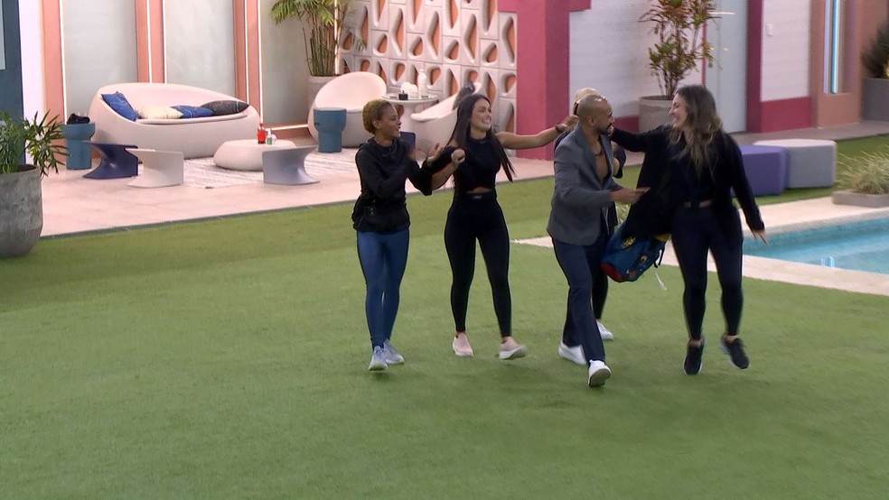 BBB 23: Ricardo se despede das sisters  Foto: Globo