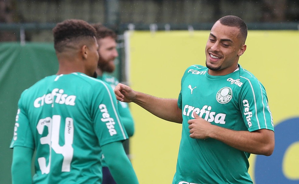 Arthur Cabral não joga pelo Palmeiras desde março — Foto: Cesar Greco/Ag. Palmeiras