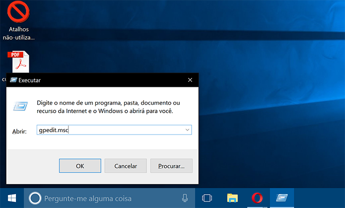 Windows 10 pode ter PIN configurado nas políticas de grupo (Foto: Reprodução/Elson de Souza)